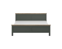 Double bed EVORA Green 32 Furniture, Budget Furniture, Bedroom Furniture, Beds, Collection EVORA, Wooden beds, Collection EVORA Green Bedroom image