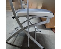 Складной стул белого цвета Мебель, Столы и Стулья, Стулья