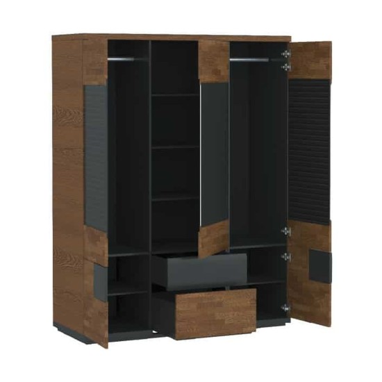 WARDROBE III - solid oak wood Furniture, Armoires & Wardrobe Closets, Wardrobes, Luxury Furniture, VERANO Collection image