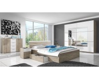 מיטה זוגית BETA -San Remo 52. ריהוט, חדרי שינה, ריהוט מודולרי, מיטות, מיטות עץ, קולקציית BETA.