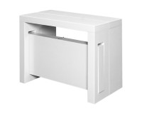 Expandable console table white highgloss Furniture, Organizational Furniture, Tables and Chairs, Wooden Tables, Tables, Consoles, Console tables image