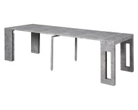 Expandable console table cement gray Furniture, Organizational Furniture, Tables and Chairs, Wooden Tables, Tables, Consoles, Console tables image