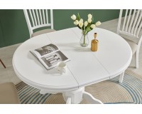 Round Dining Table White Furniture, Dining Room Sets, Wooden Dining Sets, Tables and Chairs, Tables, Round tables image