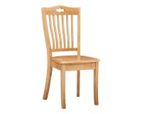 כיסא עץ בצבע אלון טבעי. ריהוט, שולחנות וכסאות, כסאות, כסאות עץ.