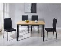 Dining table with metal legs Furniture, Budget Furniture, Tables and Chairs, Wooden Tables, Tables image