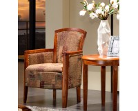 Деревянное кресло с подлокотниками 7093 Мебель, Мягкая мебель, Кресла, Столы и Стулья, Стулья, Стулья деревянные, Тканевые стулья, Кресла, Мебель ROSEWOOD, Кресла в гостиную , Кресла для лобби