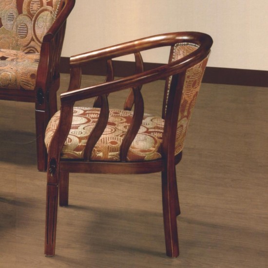 Деревянный стул с подлокотниками 7400 Мебель, Мебель в гостиную, Мягкая мебель, Предметы интерьера, Кресла, Кресла, Мебель ROSEWOOD, Кресла в гостиную , Кресла для лобби
