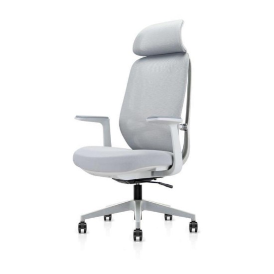 Офисное кресло модель 6231A светло-серого цвета