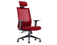 Office chair model Q213A color Bordo image