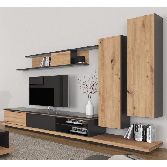 Wall unit GRAY STAR with coffee table image