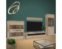 Living room wall unit TIZIANO, with TV cabinet 194 cm Furniture, Living Room Furniture, Furniture Wall Units, Organizational Furniture, Modern Furniture Wall Units, Modular Furniture, Fast Delivery, Sale, Collection TIZIANO image