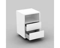 Cabinet for desk AGAPI White image