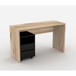 שולחן כתיבה עם שידה AGAPI Grand / Black שולחן כתיבה עם שידה AGAPI Grand / Black