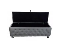 Showing image for Luxurious velvet pouf Luxurious velvet pouf image