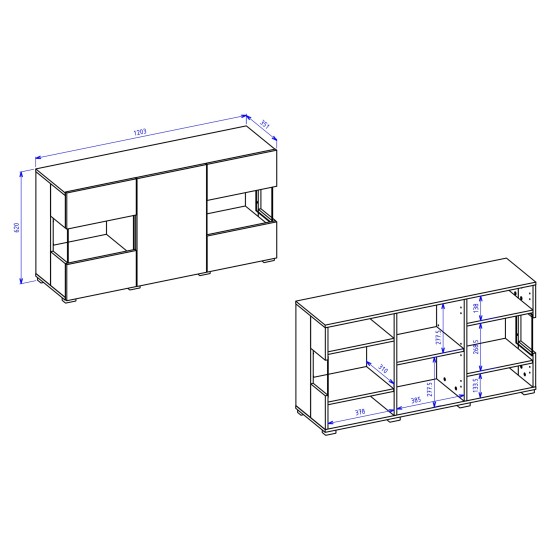 Showing image for Hanging Chest 3 doors AVA White 25 Hanging Chest 3 doors AVA White 25 Furniture, Living Room Furniture, Budget Furniture, Organizational Furniture, Modular Furniture, Chest of Drawers, Chest Of Drawers, Collection AVA, AVA White image