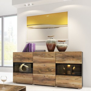 שידת מגירות Baros Satin Nussbaum