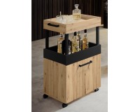 Serving table with rollers Home Bar 02 Furniture, Living Room Furniture, Budget Furniture, Interior Items, Side Tables, Serving Tables image
