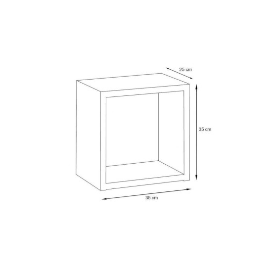 Showing image for Wall shelf BLOX Black - 10 Wall shelf BLOX Black - 10 image