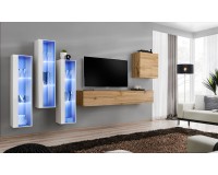 Showcase SWITCH WW 2 - White Furniture, Budget Furniture, Showcases, Showcases For The Living Room, Office Furniture, Collection SWITCH image
