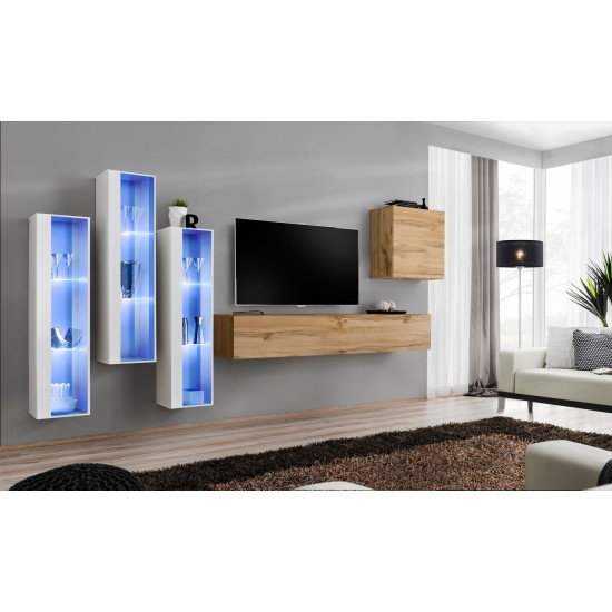 Showcase SWITCH WW 2 - White Furniture, Budget Furniture, Showcases, Showcases For The Living Room, Office Furniture, Collection SWITCH image