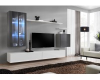 Showcase SWITCH WW 2 - Graphite Furniture, Budget Furniture, Showcases, Showcases For The Living Room, Office Furniture, Collection SWITCH image
