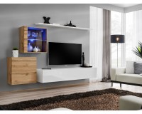 מזנון לטלוויזיה SWITCH TV 1 - White. ריהוט, רהיטים זולים, שידות טלוויזיה, קונסולות, קולקציית SWITCH.
