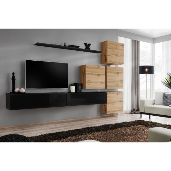 Полка SWITCH PW1 - Black Мебель, Бюджетная мебель, Полки, Коллекция SWITCH