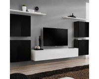 Wall unit SWITCH IV - Black/White Furniture, Furniture Wall Units, Modern Furniture Wall Units, Collection SWITCH image