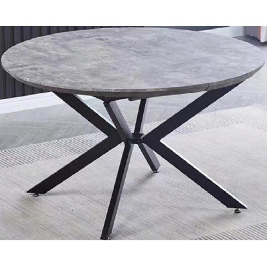 שולחן עגול הניתן להרחבה עם טופ קרמיקה דגם DT-193. ריהוט, שולחנות וכסאות, שולחנות מטבח, שולחנות עגולים, שולחנות קרמיקה.