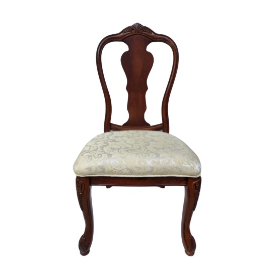 Classic wooden chair with wooden back Furniture, Tables and Chairs, Chairs, Wooden Chairs, Fabric chairs, Fast Delivery, ROSEWOOD Furniture image