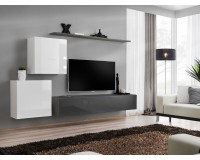 Стенка SWITCH V - White/Graphite Мебель, Стенки, Стенки модерн, Коллекция SWITCH