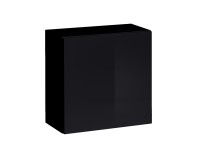 Wall unit SWITCH VI - Graphite/Black Furniture, Furniture Wall Units, Modern Furniture Wall Units, Collection SWITCH image