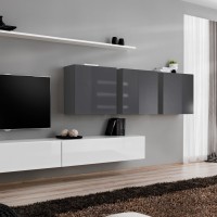 Стенка SWITCH VII - White/Graphite