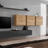 מזנון תלוי לסלון SWITCH VII - Graphite/Wotan