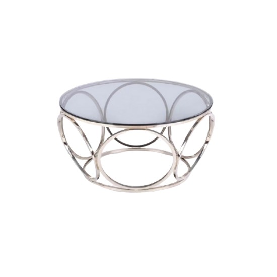 Round Glass Coffee Table 50072 Furniture, Coffee tables, Coffee Tables, Interior Items, Glass coffee tables, Fast Delivery image