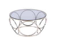 Round Glass Coffee Table 50072 Furniture, Coffee tables, Coffee Tables, Interior Items, Glass coffee tables, Fast Delivery image