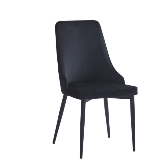 Black Fabric Chair Furniture, Tables and Chairs, Chairs, Fabric chairs, Fast Delivery image