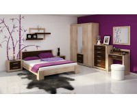 Bed VIKI for mattress 160/200 Furniture, Bedroom Furniture, Bedroom Sets, Beds, Wooden beds, Collection VIKI, Bedroom VIKI image