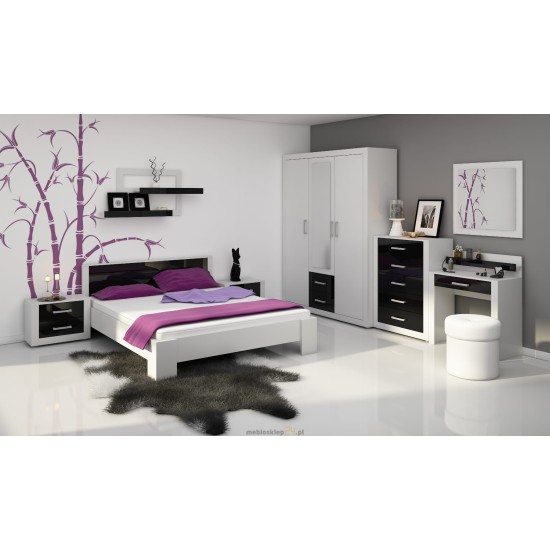 Кровать VIKI для матраса 160/200 Мебель, Мебель для спальни, Спальни, Кровати, Кровати деревянные, Коллекция VIKI, Спальня VIKI