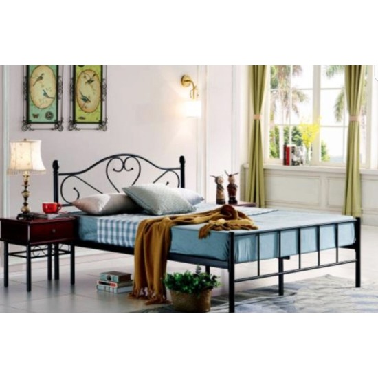 Полуторная металлическая кровать Moran 120/190 Мебель, Мебель для спальни, Кровати, Кровати металлические
