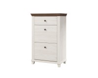 Shoe Cabinet for Hallway EVORA White 28 Furniture, Entrance Hall Cabinets, Modular Furniture, Cupboards and cabinets for shoes, Collection EVORA, EVORA White, Collection EVORA, EVORA White image