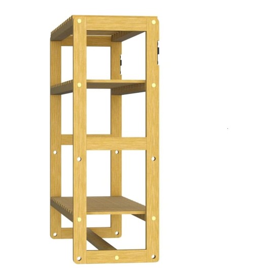 Hanging Wooden Shelf Natural Bamboo SR559 image