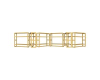 Hanging Wooden Shelf Natural Bamboo SR559 image