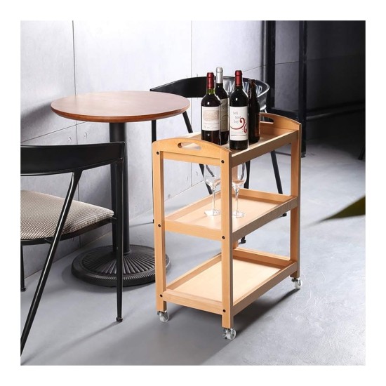 Showing image for Kitchen Trolley – 3 Tiers – DIN1 Kitchen Trolley – 3 Tiers – DIN1 Furniture, Coffee Tables, Interior Items, Serving Tables, Bamboo furniture image