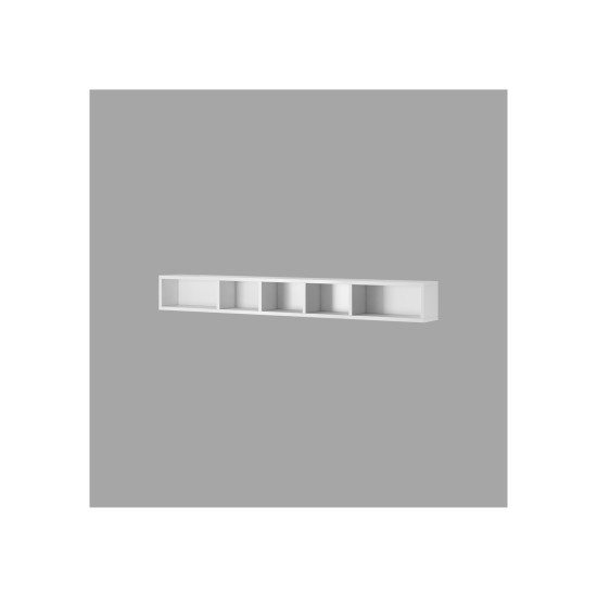 Toledo 2498DW02 Wall Shelf Furniture, Living Room Furniture, Modular Furniture, Wall Shelves, Collection TOLEDO, TOLEDO White Gloss image