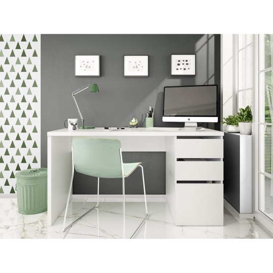 WS CHEST Writing Desk (White) Furniture, Budget Furniture, Children's Furniture, Office Furniture, Computer and Writing Tables, Computer and Writing Tables, Fast Delivery, Do it yourself (D.I.Y), Computer Desks and Bookcases, Writing Desk and Computer Desks , Desks, Computer Desks image