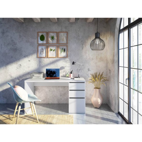WS CHEST Writing Desk (White) Furniture, Budget Furniture, Children's Furniture, Office Furniture, Computer and Writing Tables, Computer and Writing Tables, Fast Delivery, Do it yourself (D.I.Y), Computer Desks and Bookcases, Writing Desk and Computer Desks , Desks, Computer Desks image