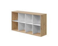 NOA Bookcase with 8 Niches (Oak) image