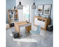 NOA Bookcase with 8 Niches (Oak) image