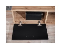 ECO living room wall unit, Wotan body / matt black fronts Furniture, Living Room Furniture, Modern Furniture Wall Units, Fast Delivery, Wall Units image